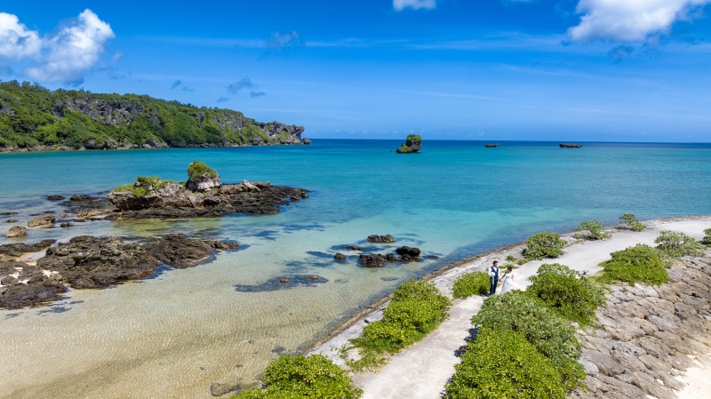 スタジオムーンのドローン撮影【恩納村の素晴らしいロケーション】