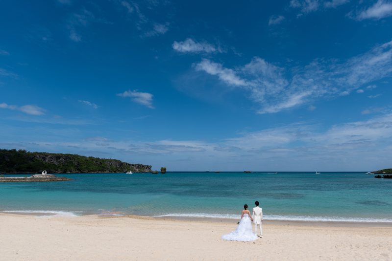 お客様の撮影レポート【おんなそんビーチフォトアルバムパッケージ】★結婚記念