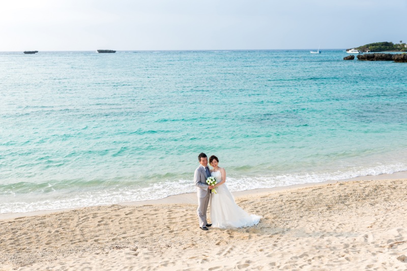 お客様の撮影レポート【おんなそんビーチフォト アルバムパッケージ】★ご結婚記念