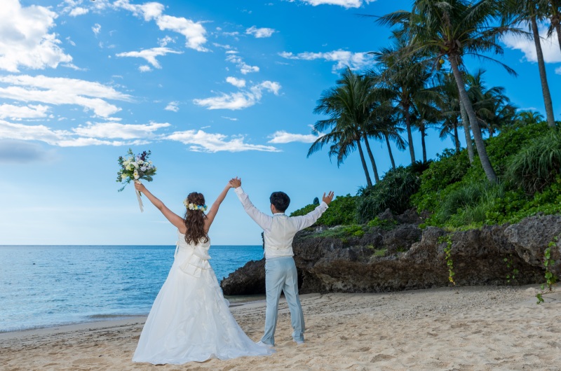 お客様の撮影レポート【ムーンビーチプレミアム アルバムパッケージ】★結婚記念