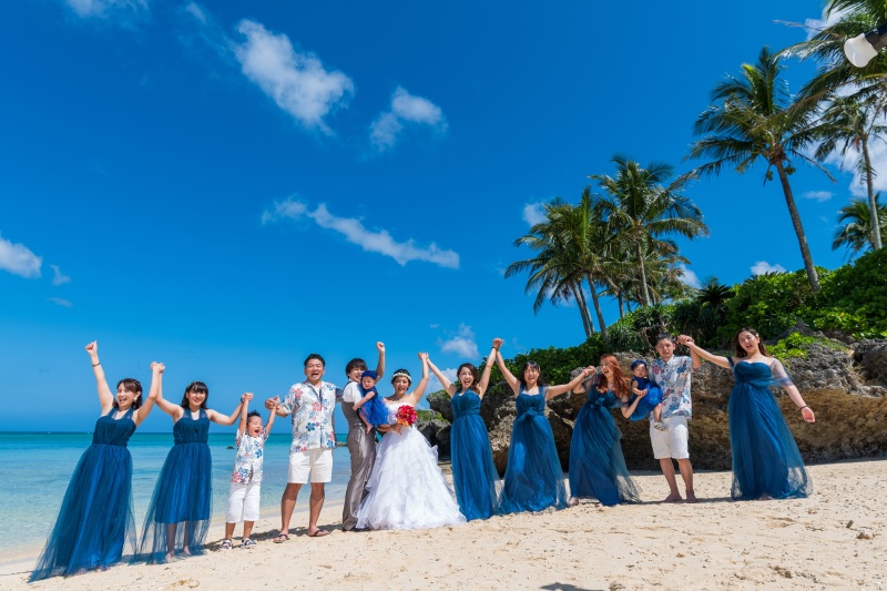 お客様の撮影レポート【ムーンビーチプレミアム アルバムパッケージ】★ご家族同行