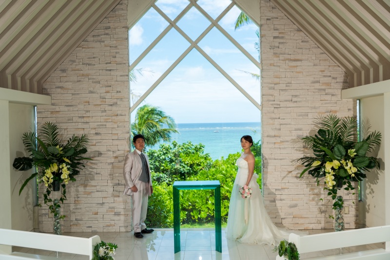 お客様の撮影レポート【ムーンビーチ＆チャペルプレミアムフォト】★結婚記念