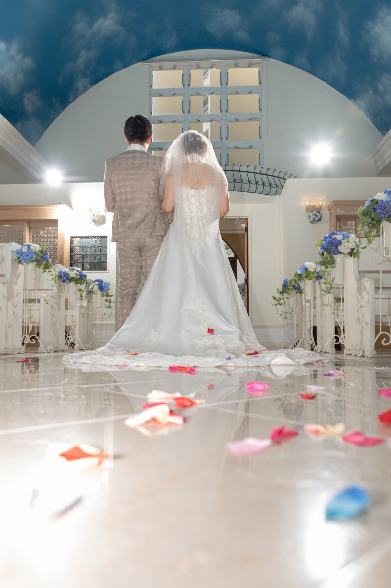 「まるで結婚式のようなチャペルセレモニーフォト」★リザンシーパーク編★
