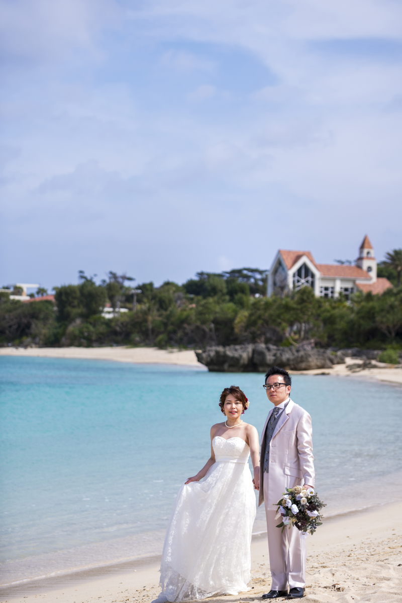 お客様の撮影レポート【おんなそんビーチフォト アルバムパッケージ】★ご結婚記念