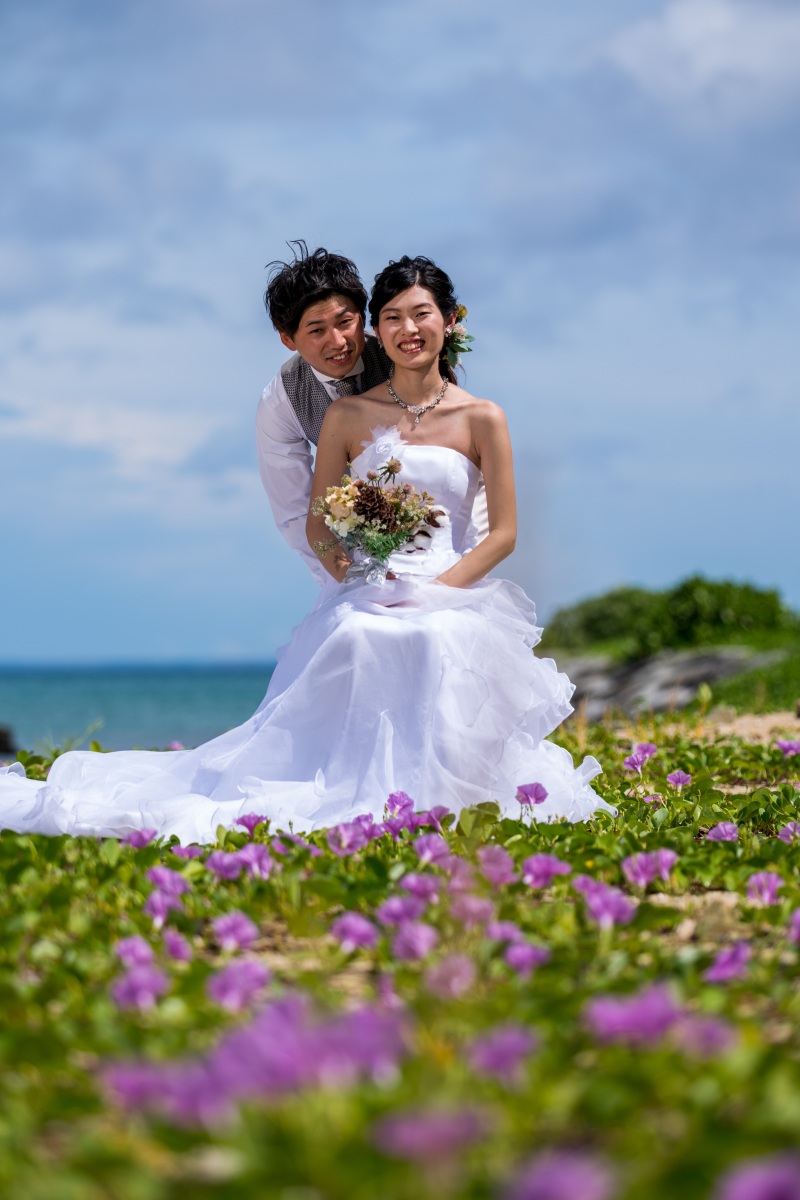 お客様の撮影レポート【おんなそんビーチフォトアルバムパッケージ】★家族同行