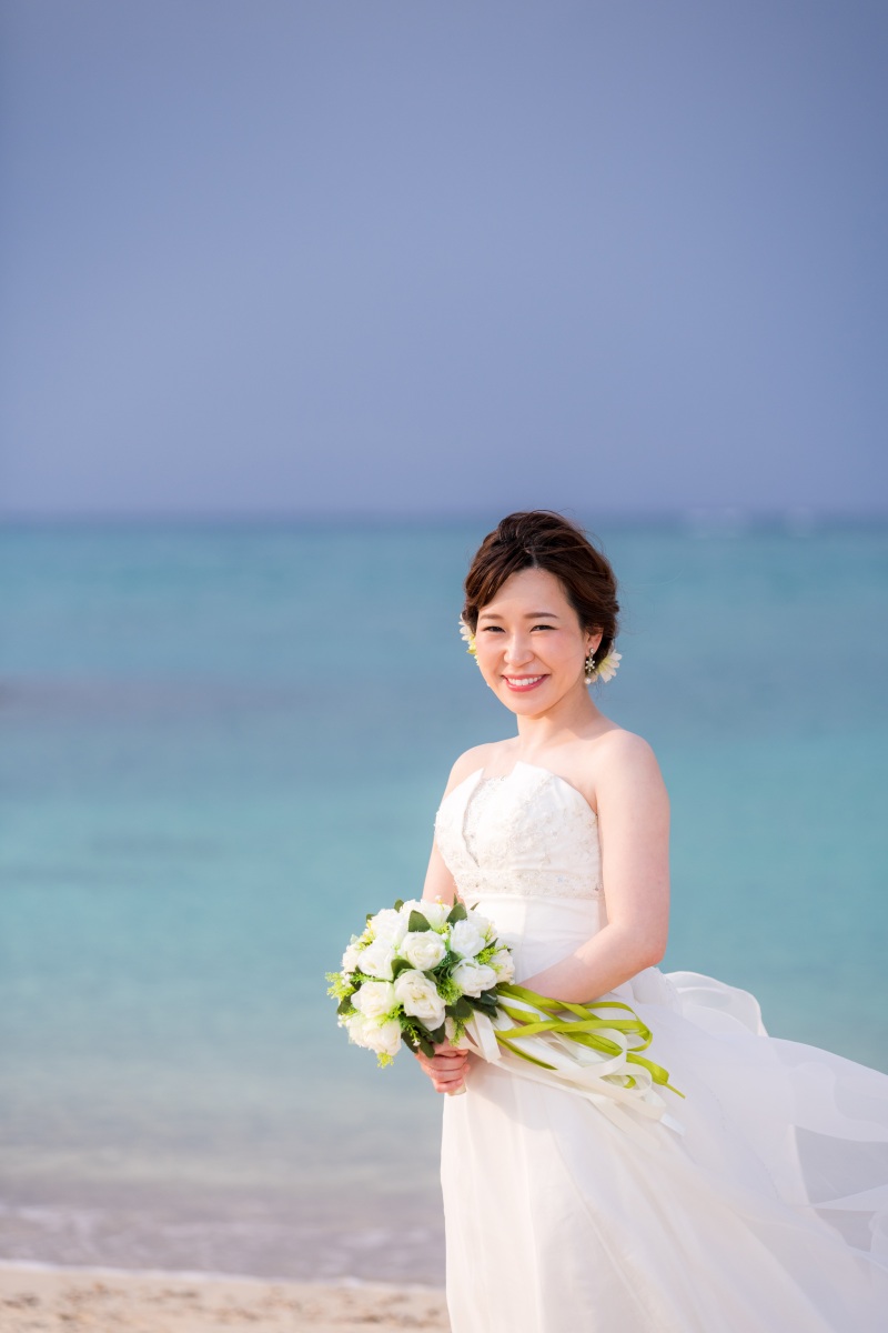 お客様の撮影レポート【おんなそんビーチフォト アルバムパッケージ】★ご結婚記念