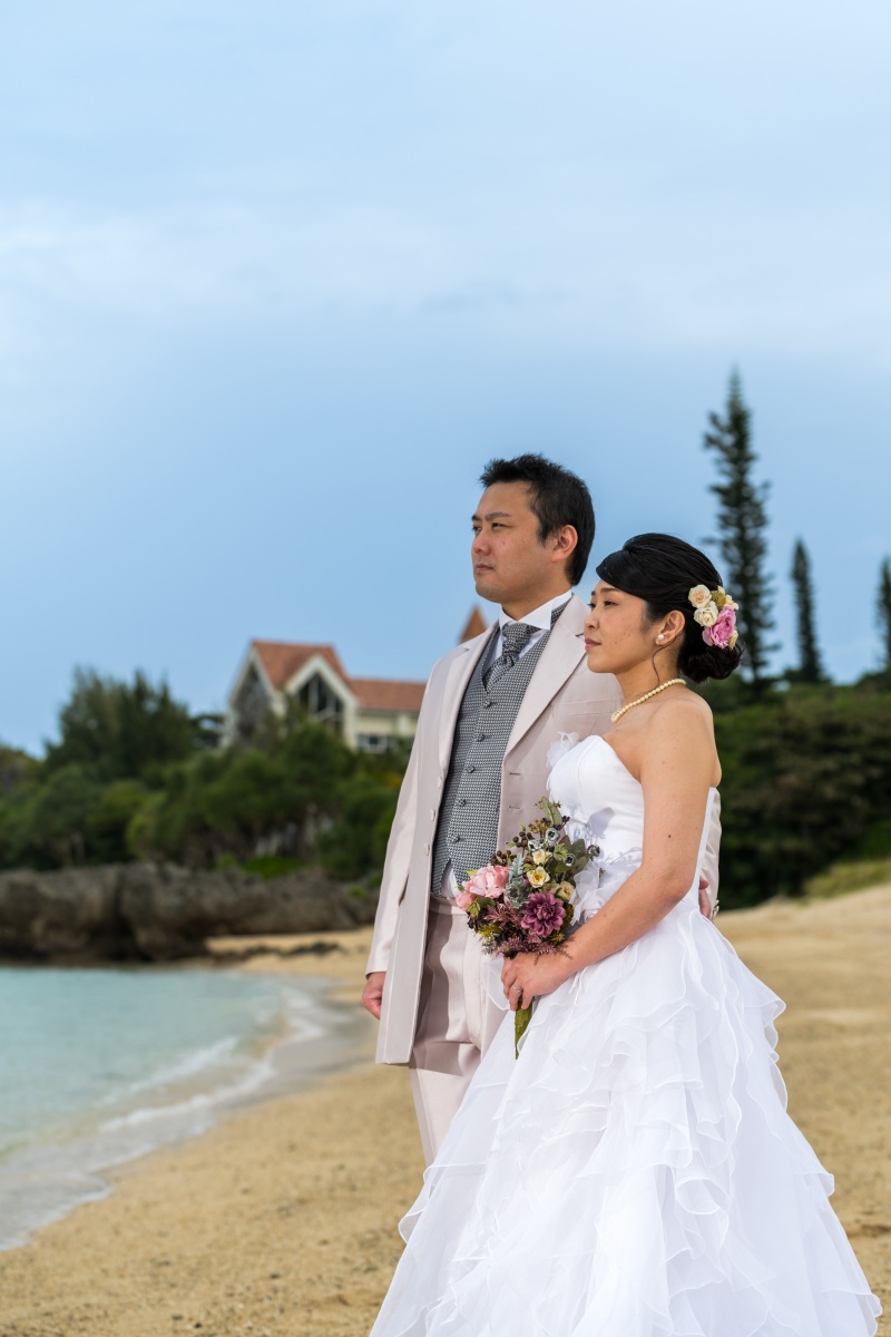 お客様の撮影レポート【おんなそんビーチフォトアルバムパッケージ】★結婚記念