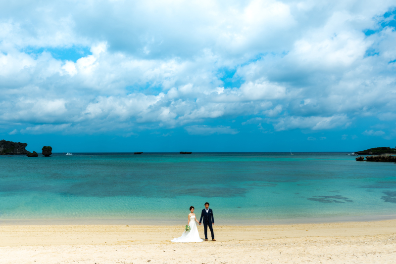 お客様の撮影レポート【おんなそんビーチフォトアルバムパッケージ】★結婚記念