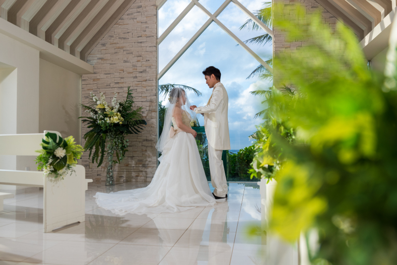 結婚式の代わりの記念に「チャペルセレモニーフォト」⑧