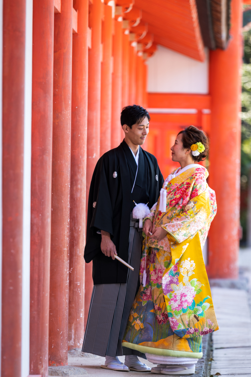 おすすめ贅沢プラン【ドレスでビーチフォト@沖縄+和装@京都下鴨神社】