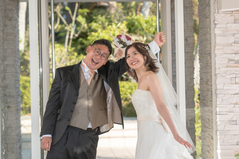 「まるで結婚式のようなチャペルセレモニーフォト」★ムーンビーチ編