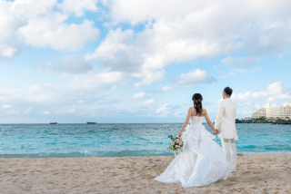 お客様の撮影レポート【おんなそんビーチフォトアルバムパッケージ】★結婚記念