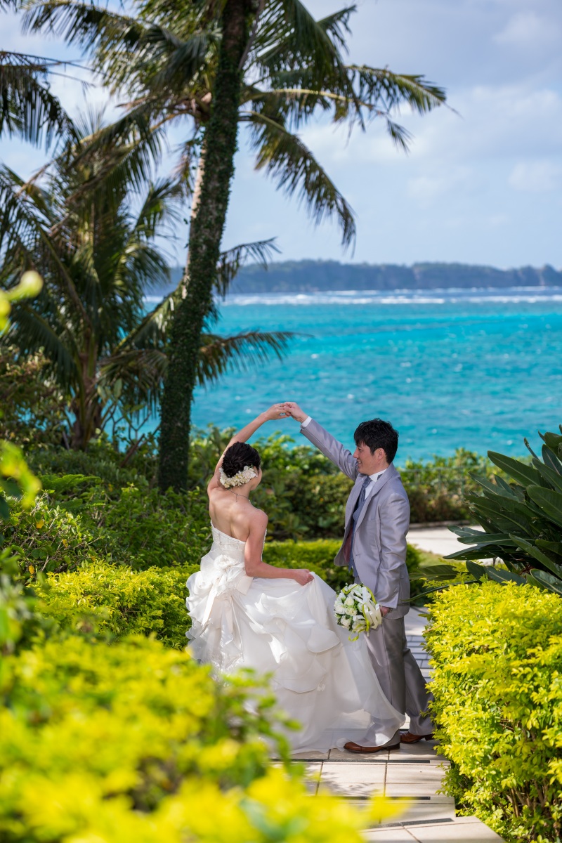 お客様の撮影レポート【ムーンビーチ&チャペルプレミアムフォト】★結婚記念