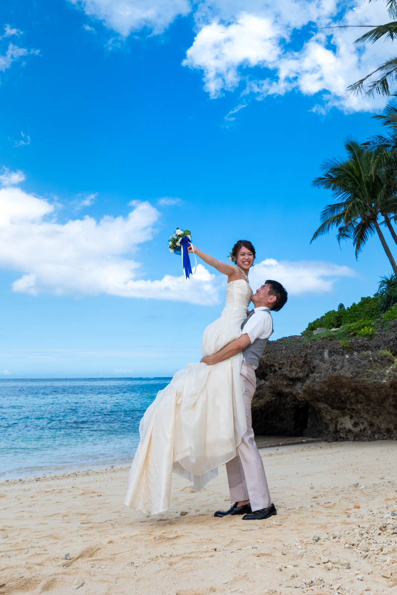 お客様の撮影レポート【ムーンビーチ&チャペルプレミアムフォト】★結婚記念