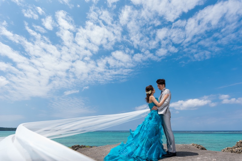 お客様の撮影レポート【ムーンビーチ＆チャペルプレミアムフォト】★ドレスチェンジ