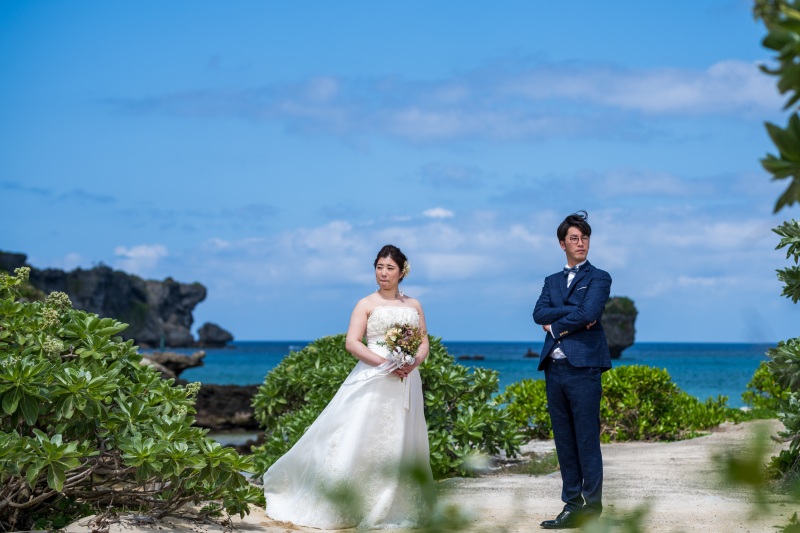お客様の撮影レポート【おんなそんビーチフォトアルバムパッケージ】★結婚記念
