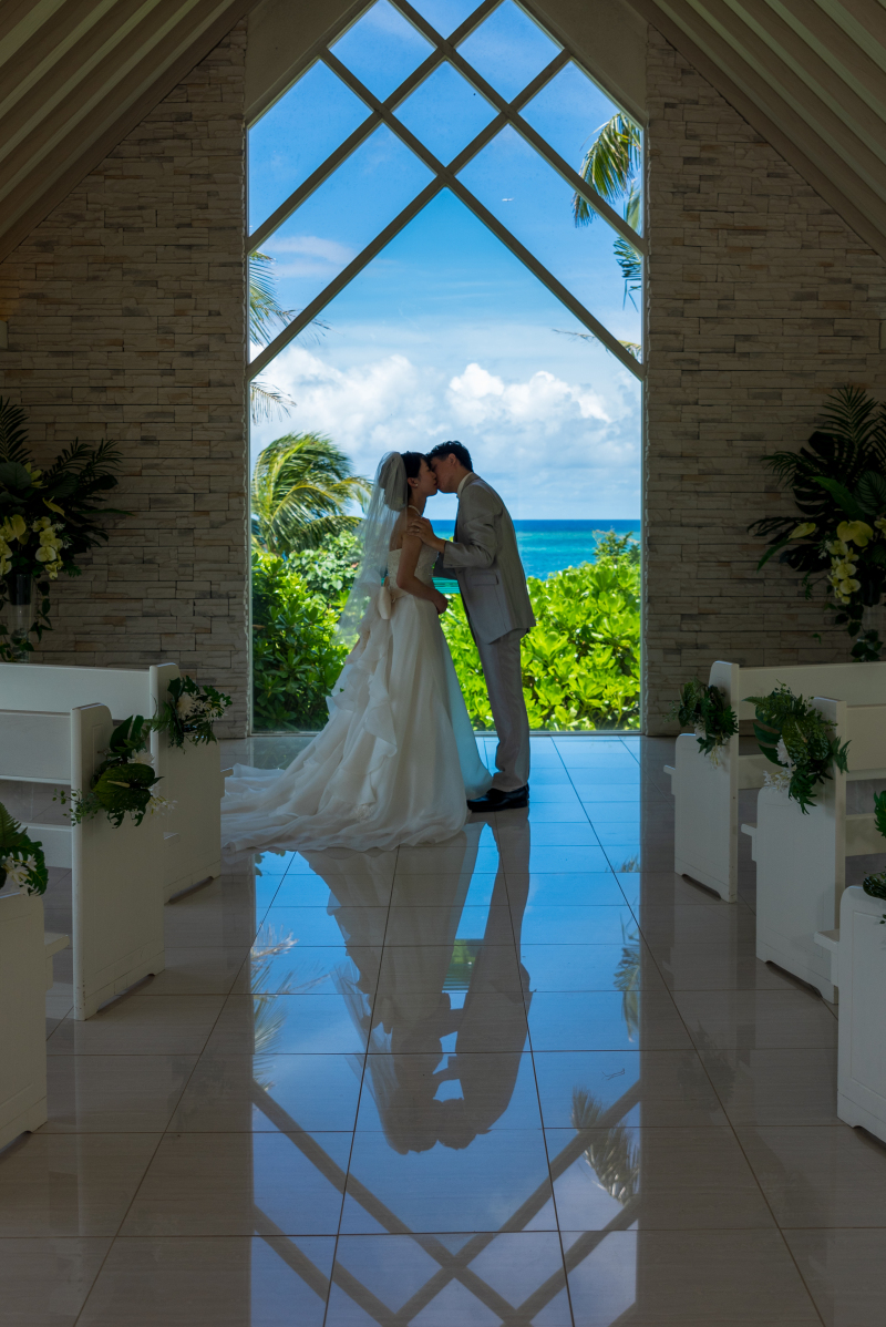 お客様の撮影レポート【ムーンビーチ＆チャペルプレミアムフォト】★結婚記念