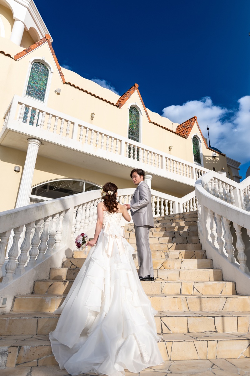 「結婚式のようなチャペルセレモニーフォト」★リザンシーパーク編