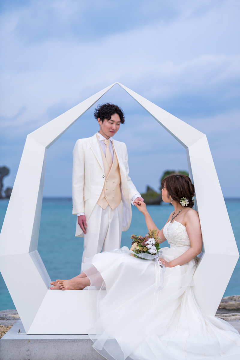 お客様の撮影レポート【おんなそんビーチフォトアルバムパッケージ】★結婚記念