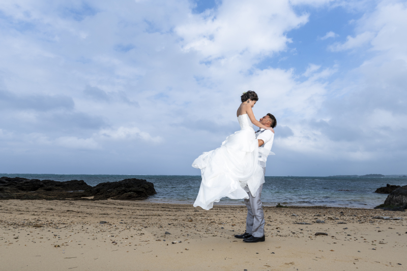 お客様の撮影レポート【おんなそんビーチフォトアルバムパッケージ】★家族同行