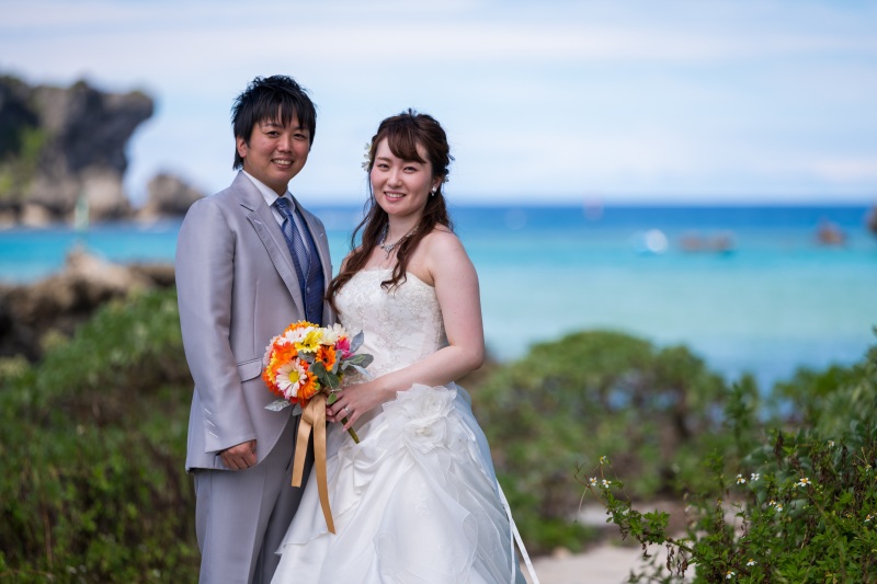 お客様の撮影レポート【おんなそんビーチフォトアルバムパッケージ】★結婚記念
