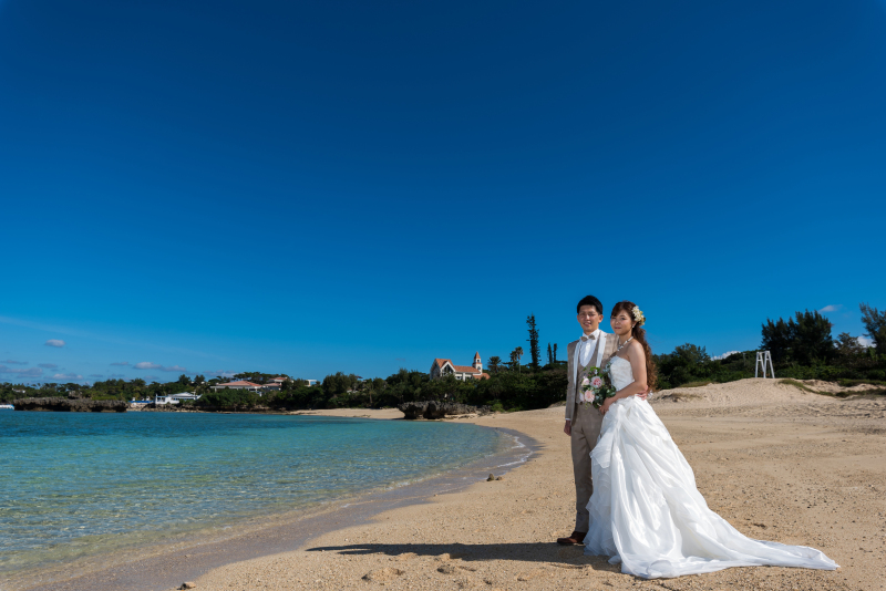 お客様の撮影レポート【おんなそんビーチフォトアルバムパッケージ】★結婚記念