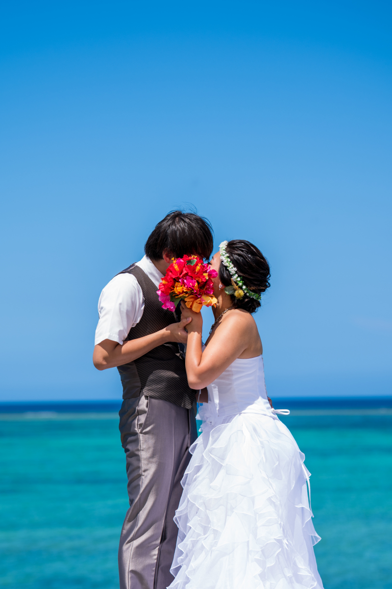 お客様の撮影レポート【ムーンビーチプレミアム アルバムパッケージ】★ご家族同行