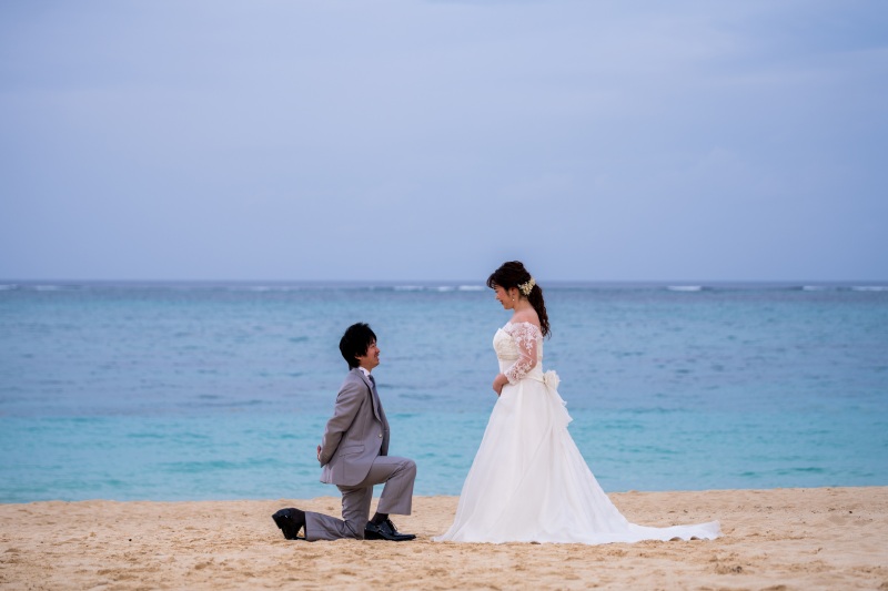 お客様の撮影レポート【ムーンビーチ&チャペルプレミアムフォトプラン】★結婚記念