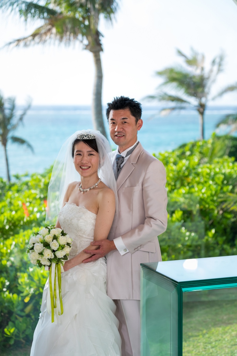 お客様の撮影レポート【ムーンビーチ＆チャペルプレミアムフォト】★サンセット