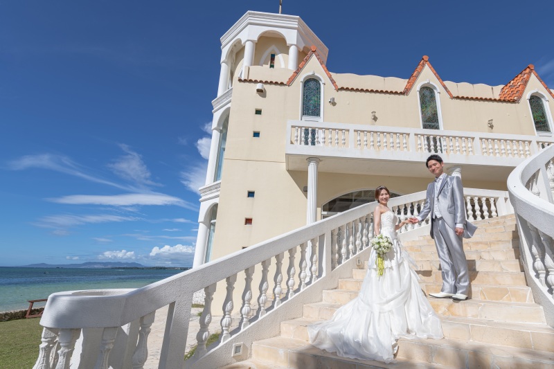 「まるで結婚式のようなチャペルセレモニーフォト」★リザンシーパーク編★