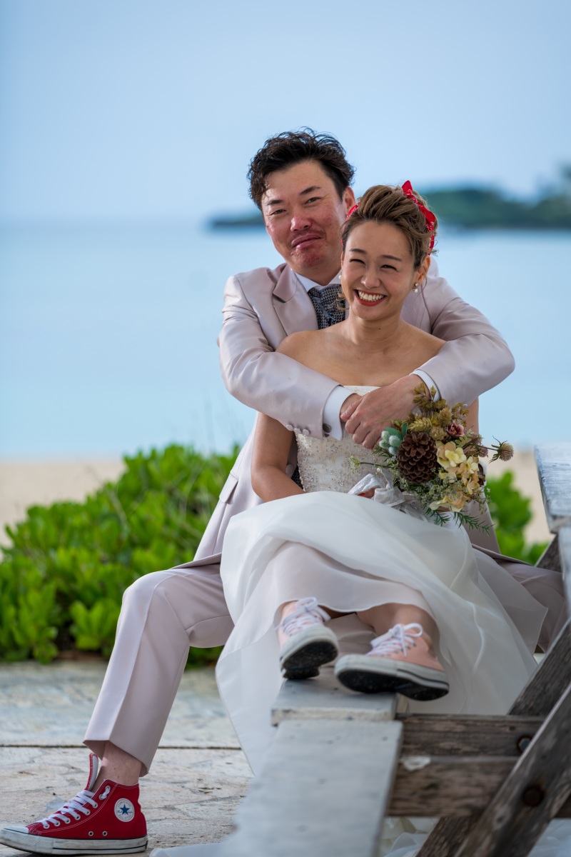 お客様の撮影レポート【おんなそんビーチフォトアルバムパッケージ】★小雨模様