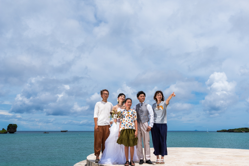 お客様の撮影レポート【おんなそんビーチフォトアルバムパッケージ】★家族同行