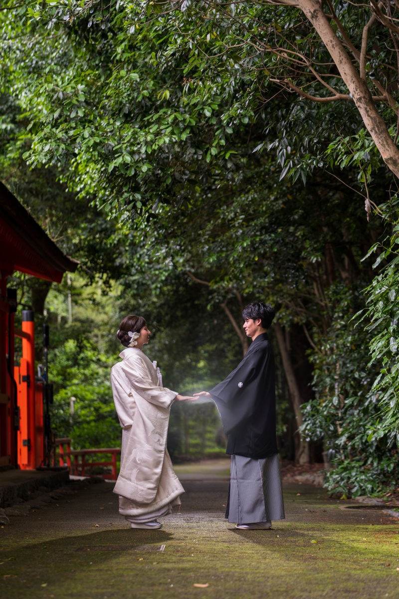 おすすめ贅沢プラン【ドレスでビーチフォト@沖縄＋和装@京都下鴨神社】