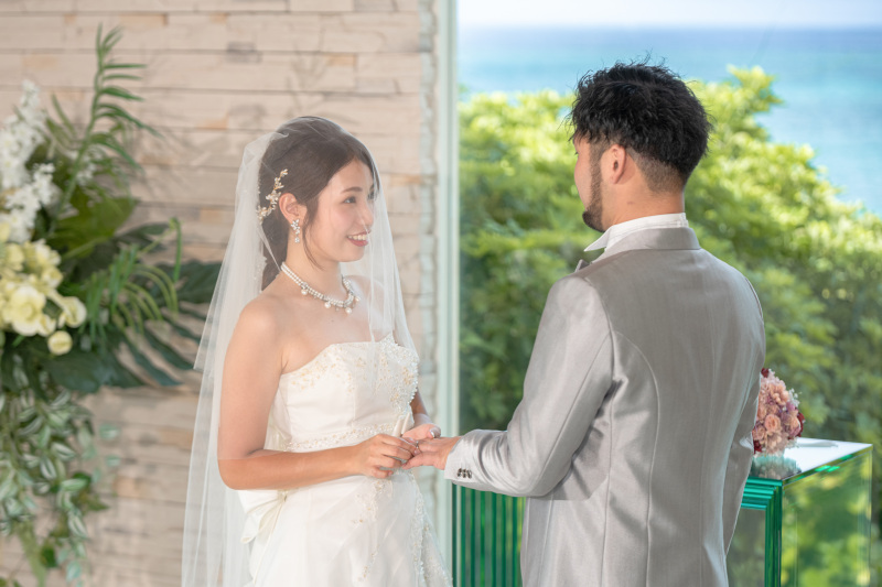 「まるで結婚式のようなチャペルセレモニーフォト」★ムーンビーチ編★