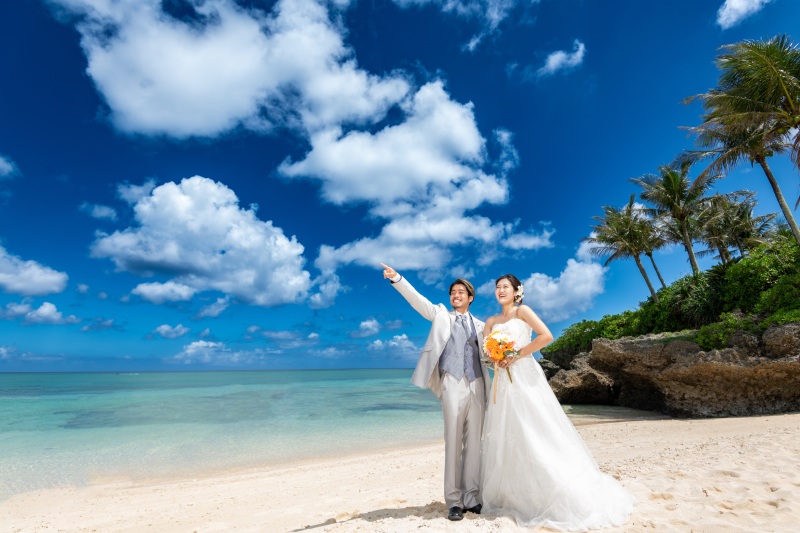 「まるで結婚式のようなチャペルセレモニーフォト」★ムーンビーチ編★