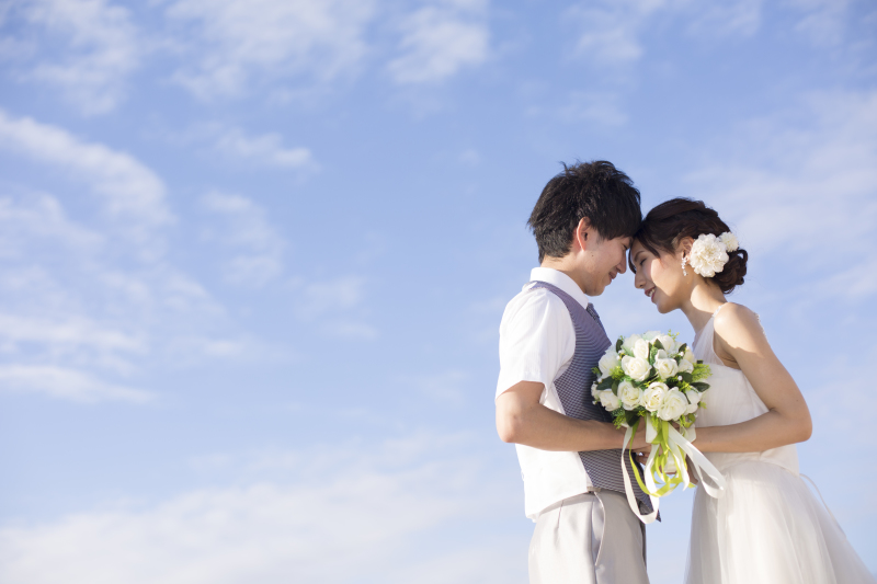 お客様の撮影レポート【おんなそんビーチフォトプラン】★結婚記念