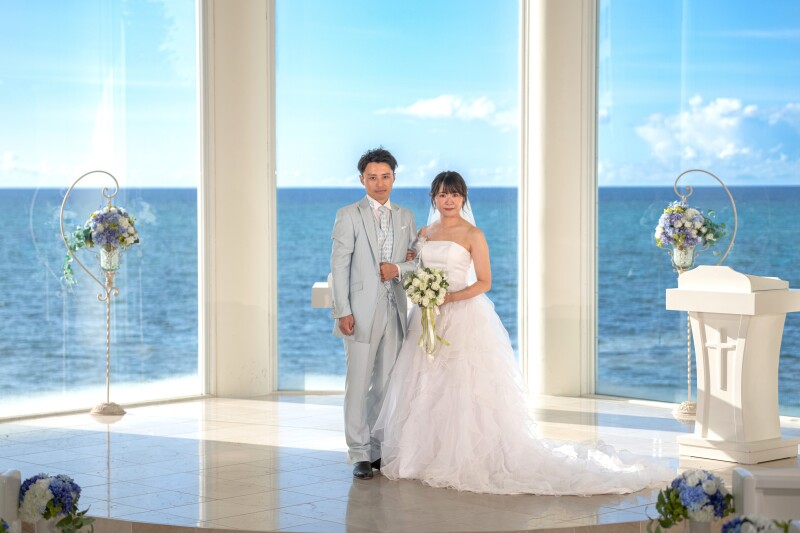 「まるで結婚式のようなチャペルセレモニーフォト」★リザンシーパーク編★