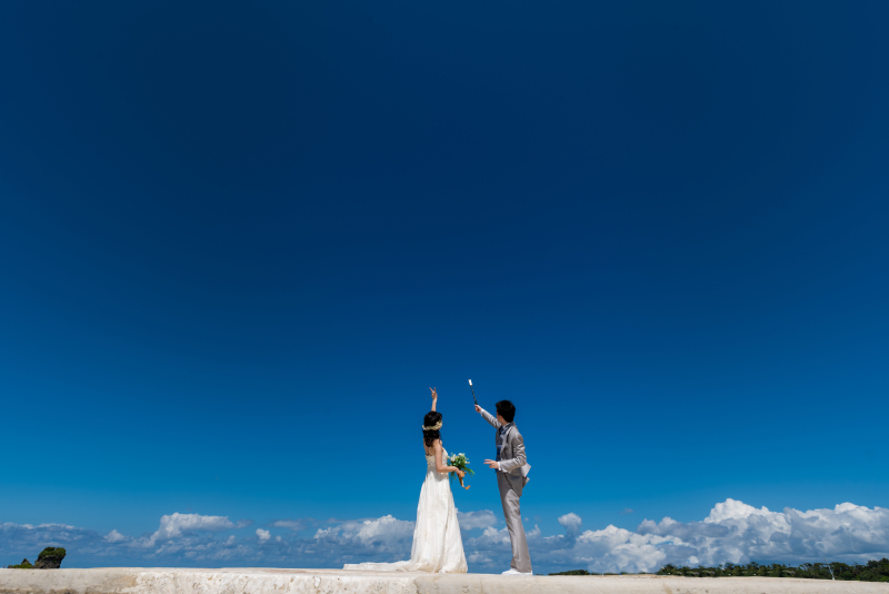 お客様の撮影レポート【おんなそんビーチフォトアルバムパッケージ】★結婚記念