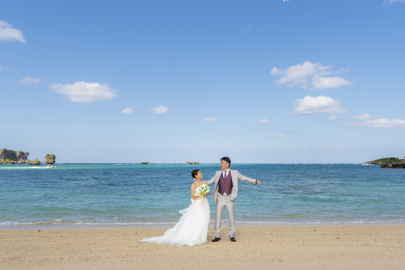 お客様の撮影レポート【おんなそんビーチフォトアルバムパッケージ】