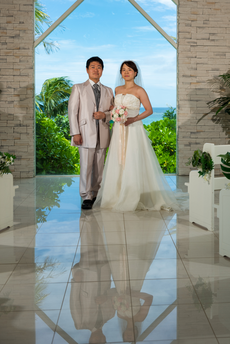 お客様の撮影レポート【ムーンビーチ＆チャペルプレミアムフォト】★結婚記念
