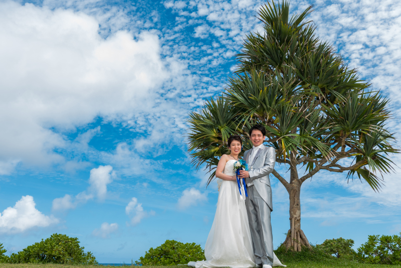 お客様の撮影レポート【おんなそんビーチフォトアルバムパッケージ】★結婚記念