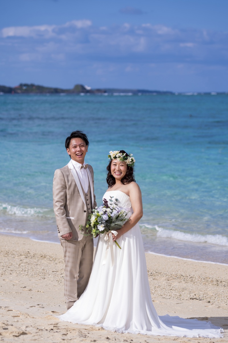 お客様の撮影レポート【ムーンビーチ＆チャペルプレミアムフォト】★お子様同行