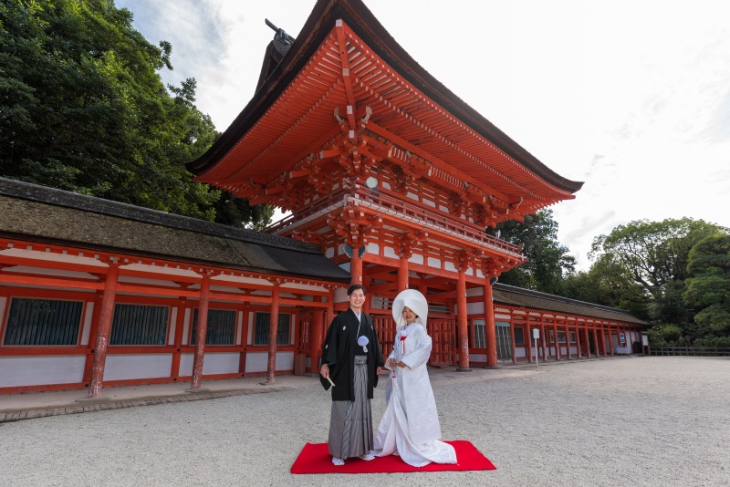 おすすめ贅沢プラン【ドレスでビーチフォト@沖縄＋和装@京都下鴨神社】