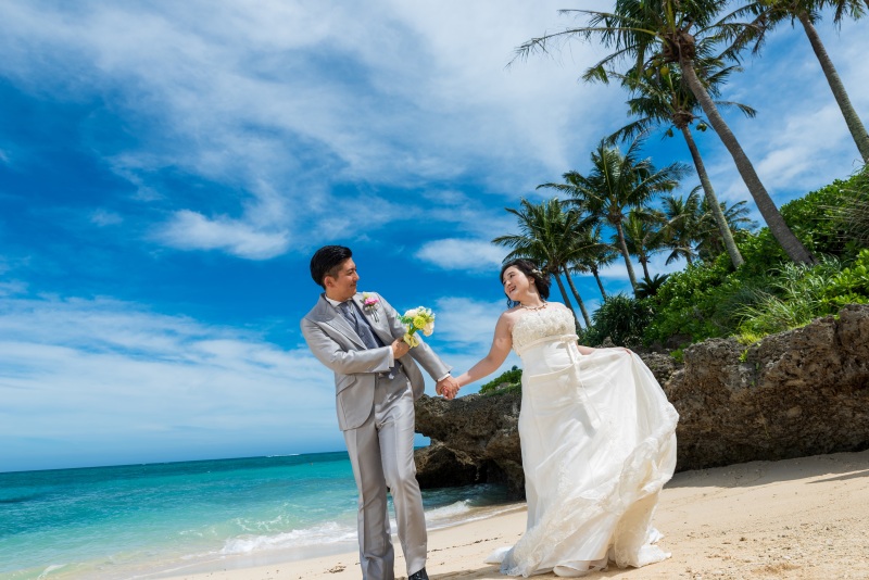 お客様の撮影レポート【ムーンビーチプレミアム アルバムパッケージ】★結婚記念