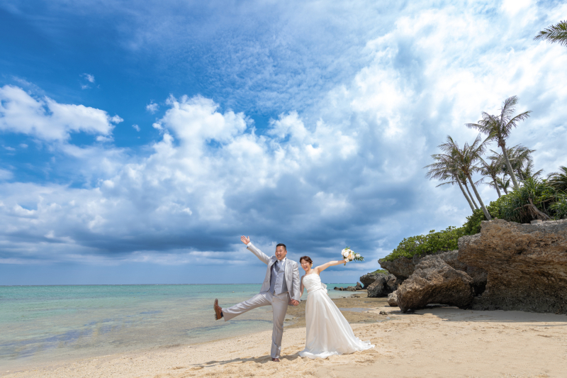 「まるで結婚式のようなチャペルセレモニーフォト」★ムーンビーチ編★