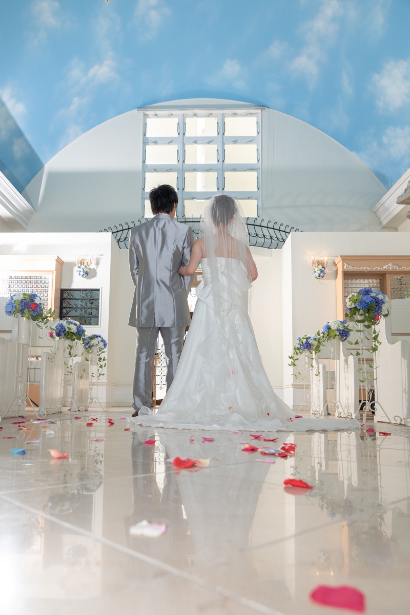 「まるで結婚式のようなチャペルセレモニーフォト」★リザンシーパーク編★