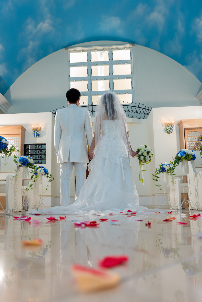 結婚式の代わりの記念に「チャペルセレモニーフォト」④