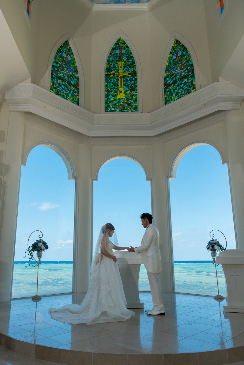 結婚式の代わりの記念に「チャペルセレモニーフォト」②