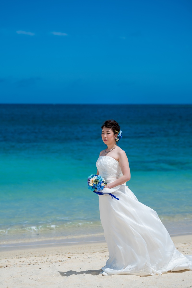 お客様の撮影レポート【おんなそんビーチフォトアルバムパッケージ】★結婚記念