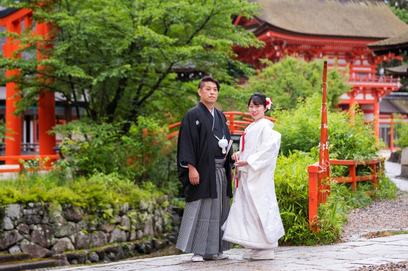 おすすめ贅沢プラン【ドレスでビーチフォト@沖縄＋和装@京都下鴨神社】
